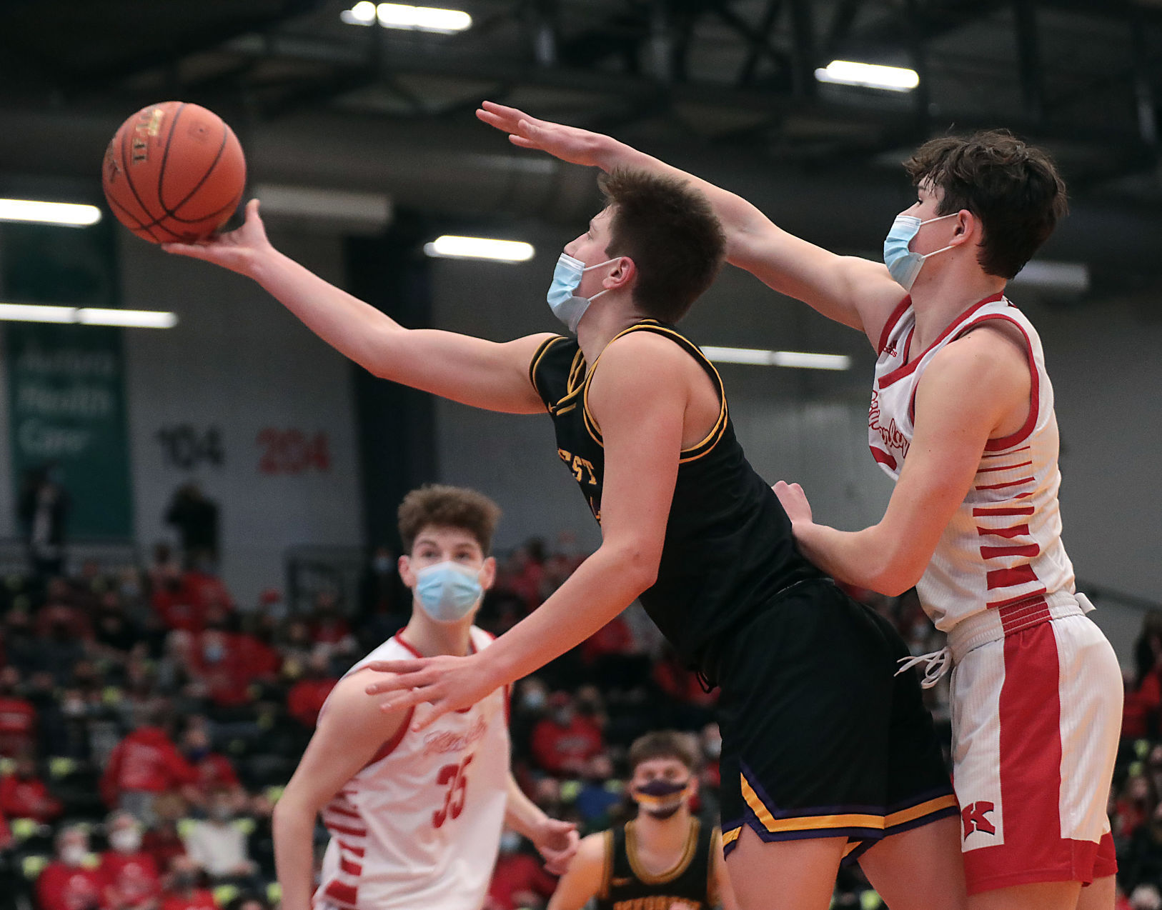 WIAA state boys basketball photo: DeForest's Max Weisbrod
